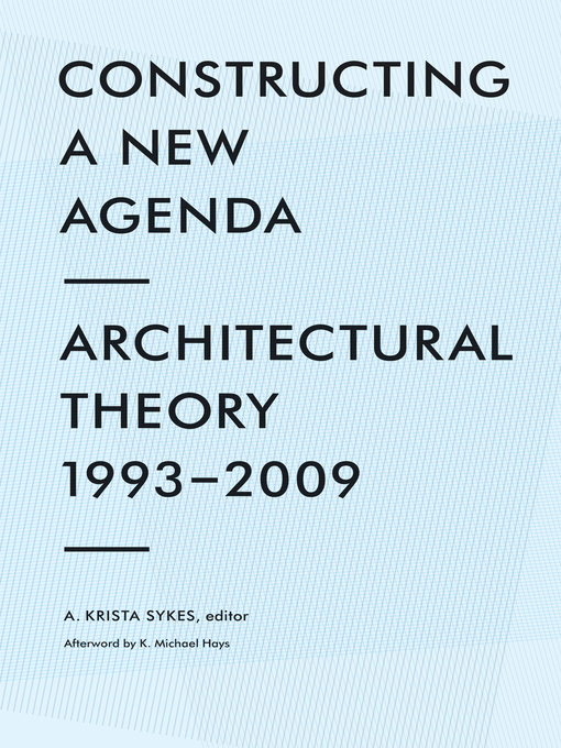 Title details for Constructing a New Agenda by A. Krista Sykes - Available